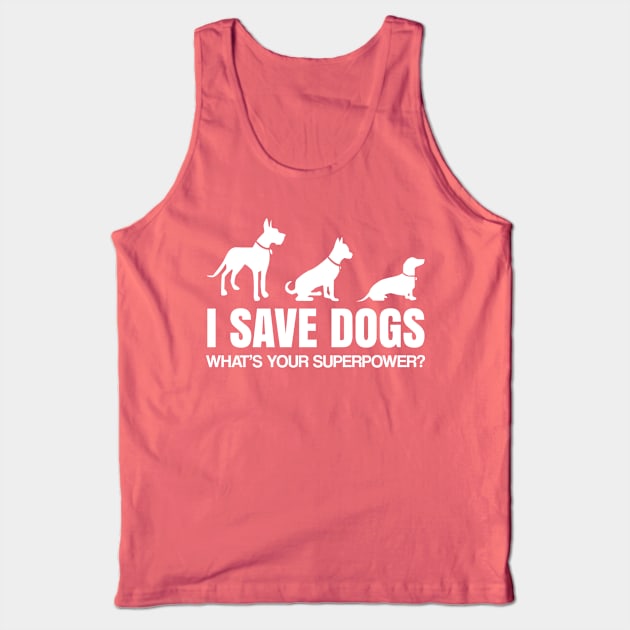 Dog Saver Tank Top by veerkun